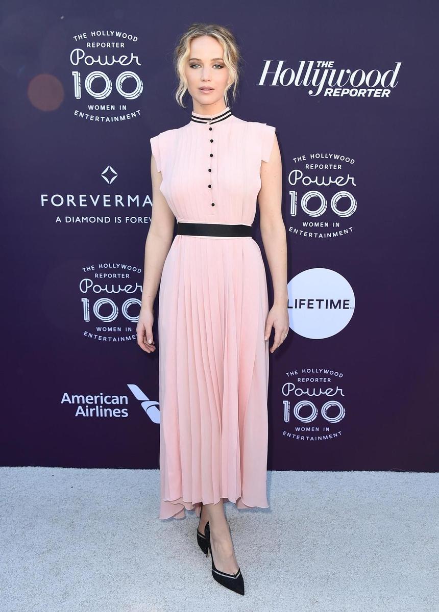 Jennifer Lawrence en la gala 'The Hollywood reporter's Women Power 100'