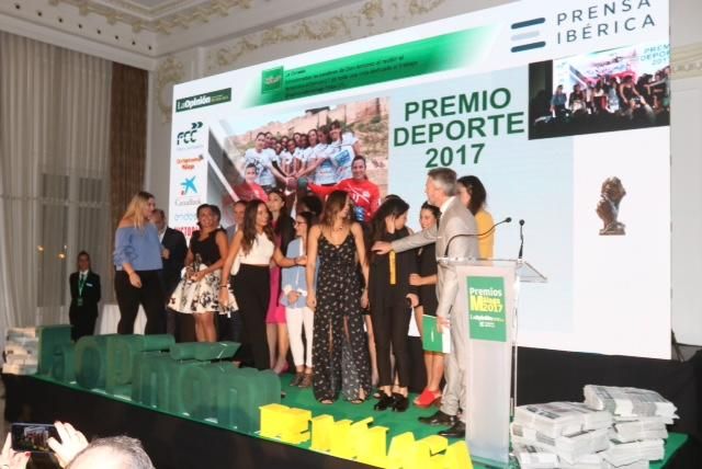 Lamari, La Canasta, Avoi, el club de balonmano femenino Rincón Fertilidad y la Consejería de Turismo fueron los premiados de este año