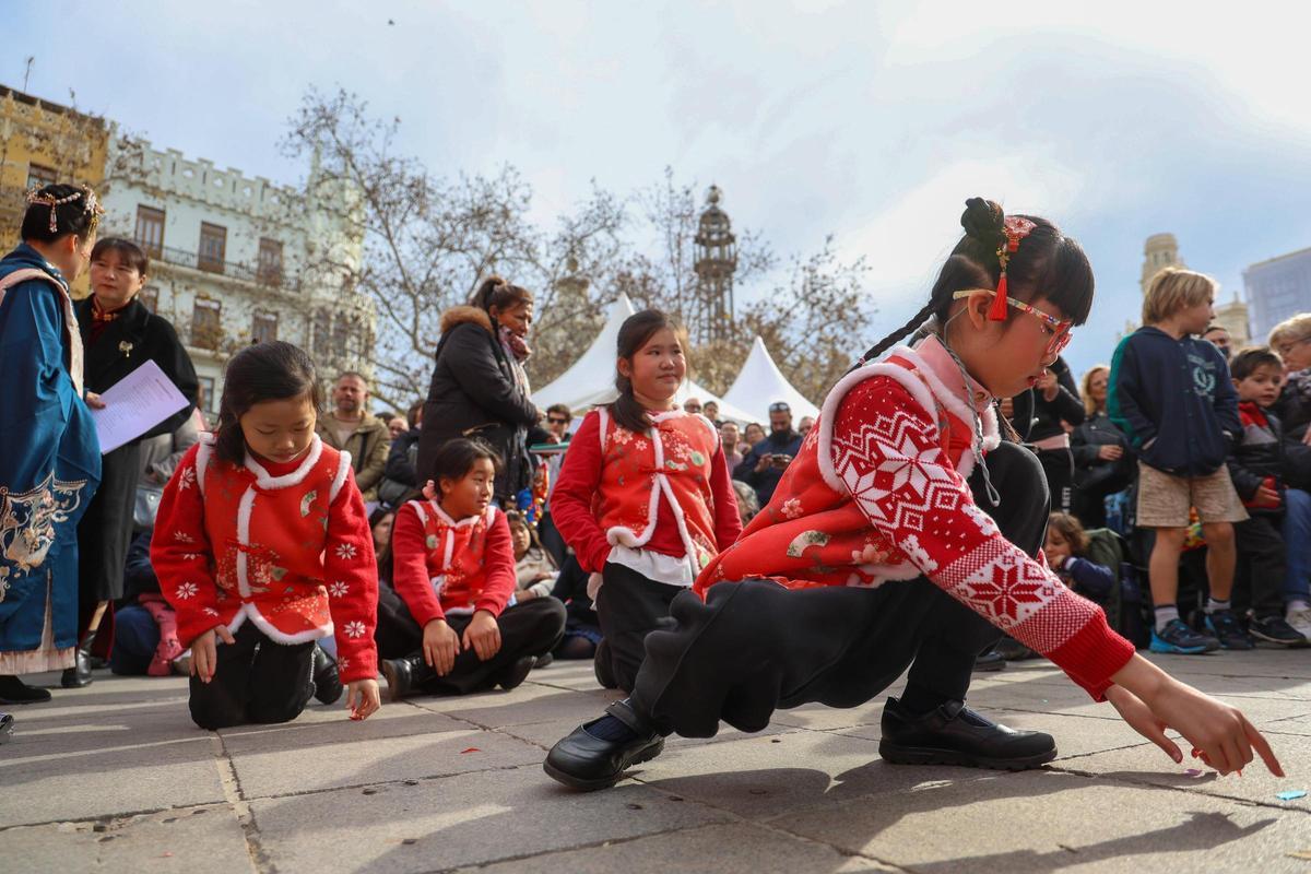 Celebración del año nuevo chino en València en 2025.