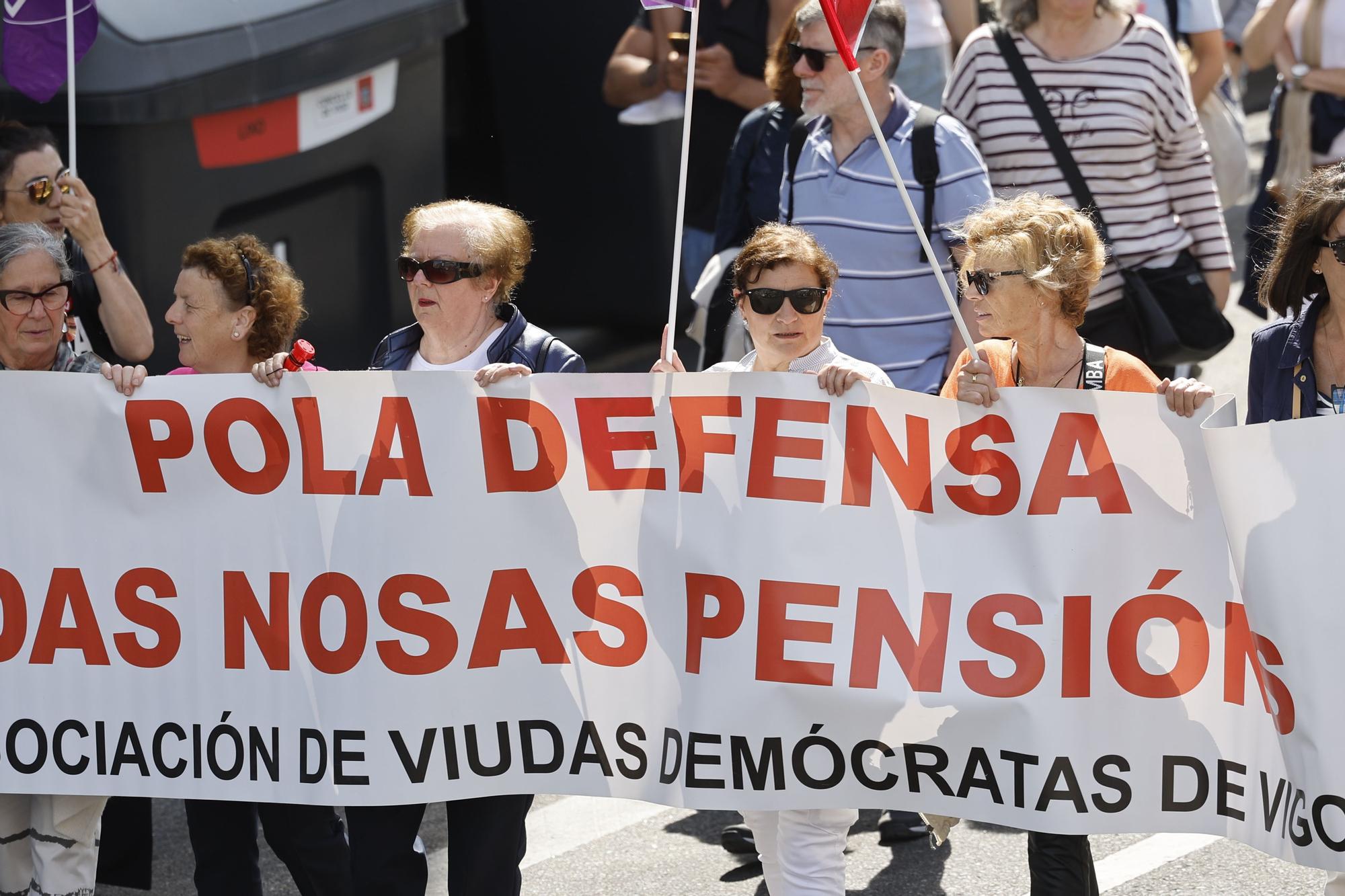 Primero de Mayo: las manifestaciones del Día del Trabajo toman Vigo