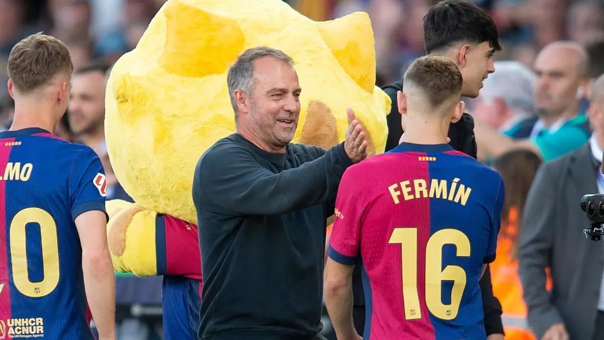 Flick también cuenta con Fermín y no quiere ninguna otra salida