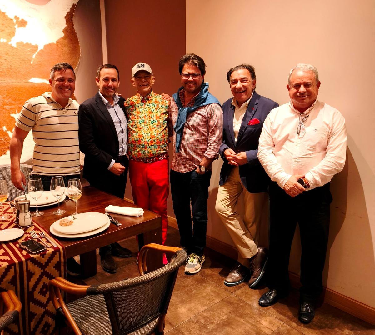 Emotivo almuerzo con el terorense Paco Santana
