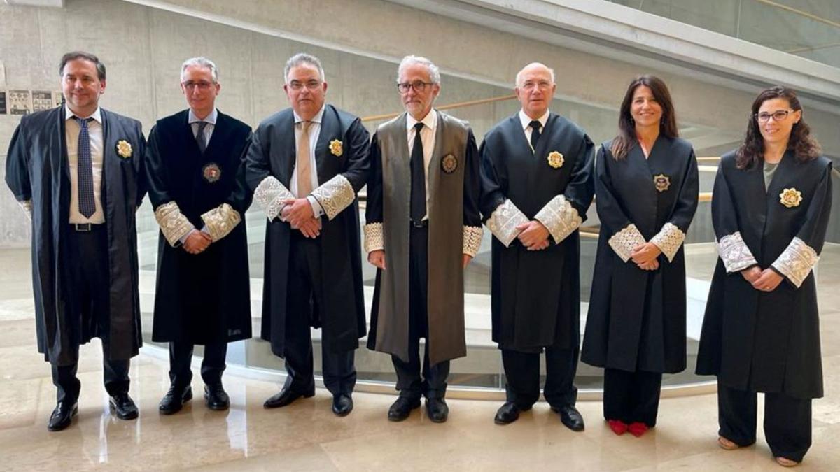 La cúpula judicial y fiscal de Balears acudió al acto inaugural en Menorca.