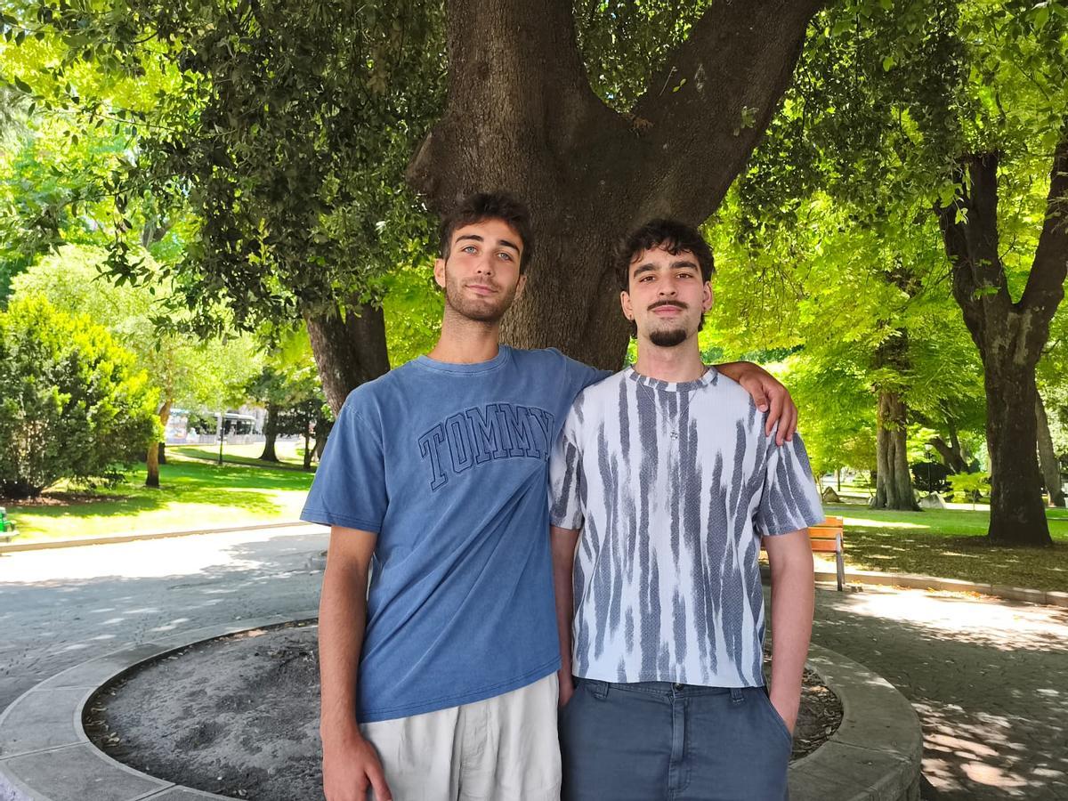 Martín Martínez (izquierda) y Edu Suárez