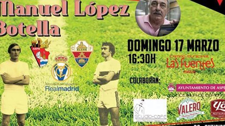 Veteranos del Elche y del Real Madrid rendirán un homenaje a López Botella