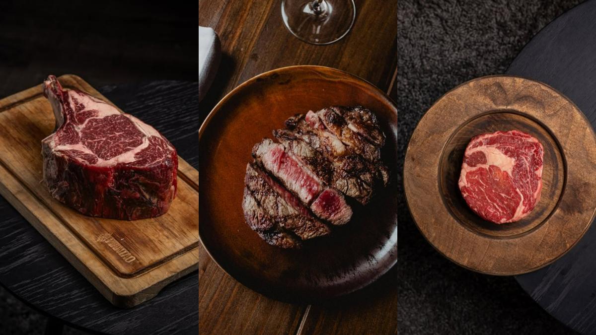 La carne, gran protagonista de Piantao, se presenta a través de cortes emblemáticos de la tradición argentina.