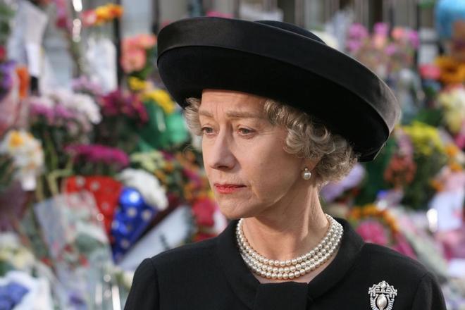 Helen Mirren en el papel de la reina de Inglaterra, Isabel II