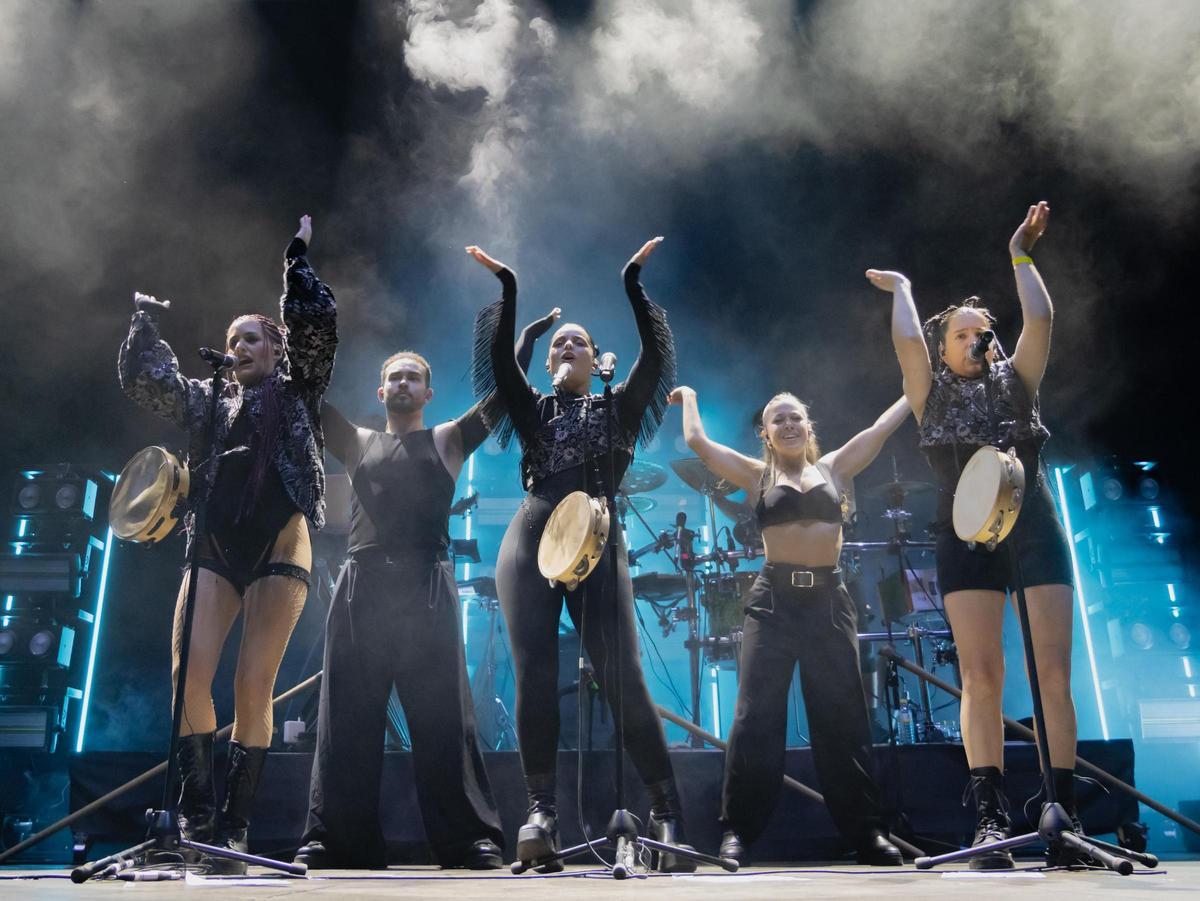 Tanxugueiras, no Intercéltico de Moaña.