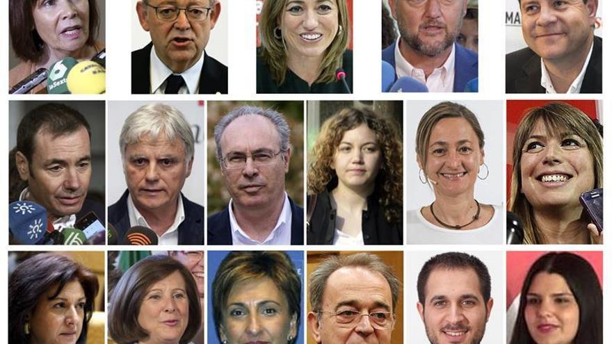 Los críticos del PSOE presentan las firmas de la moción de censura