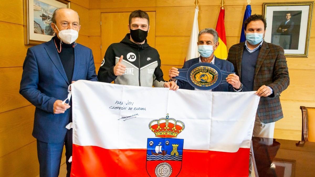 Jon Míguez, flamante campeón del peso wélter