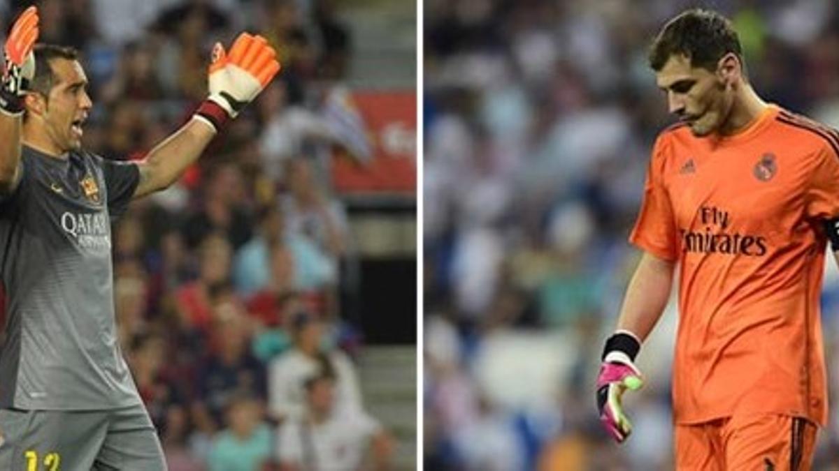 Bravo le está ganando claramente la partida a Casillas