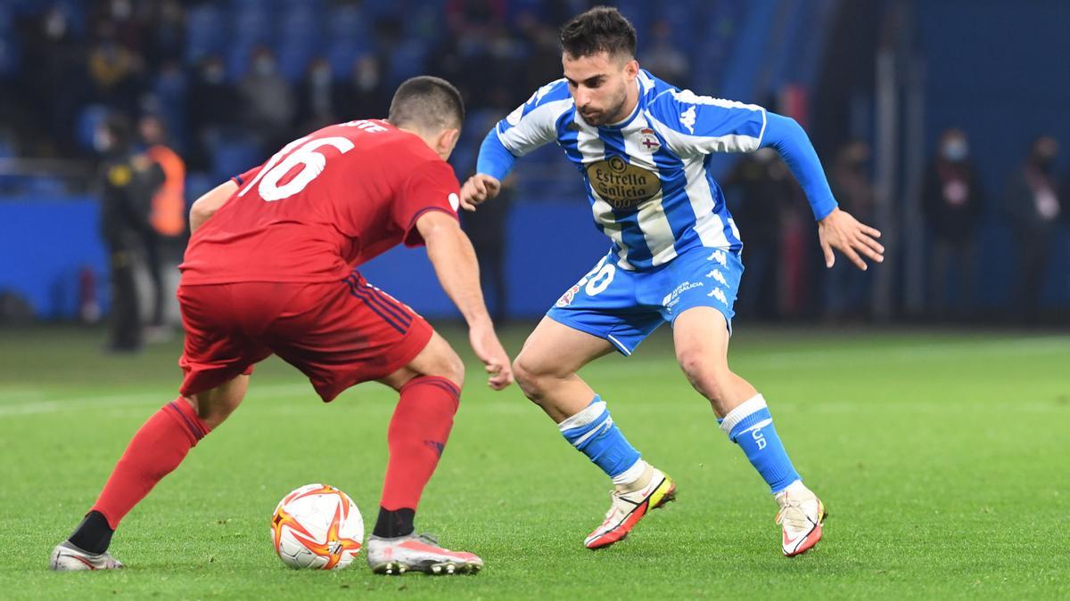 El Deportivo cae con dignidad en Riazor ante el Osasuna