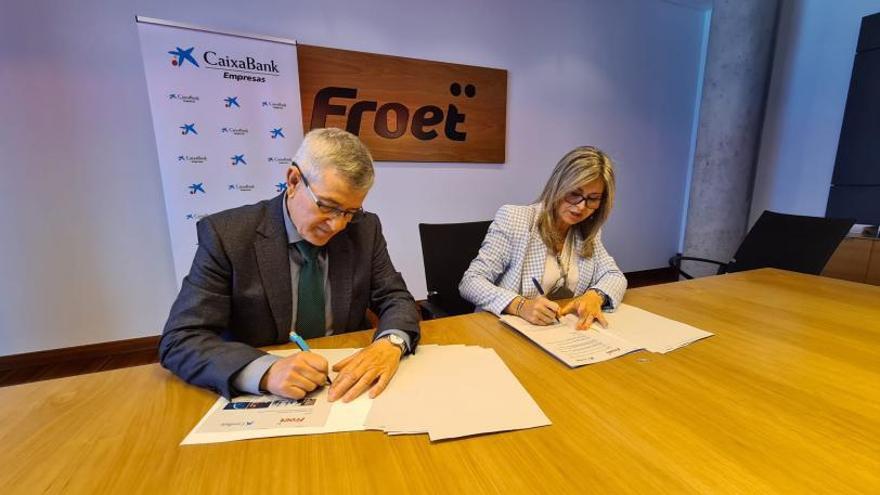 caixabank y froet, juntos por el tejido empresarial de la región