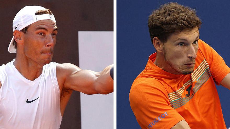 Rafa Nadal y Pablo  Carreño.