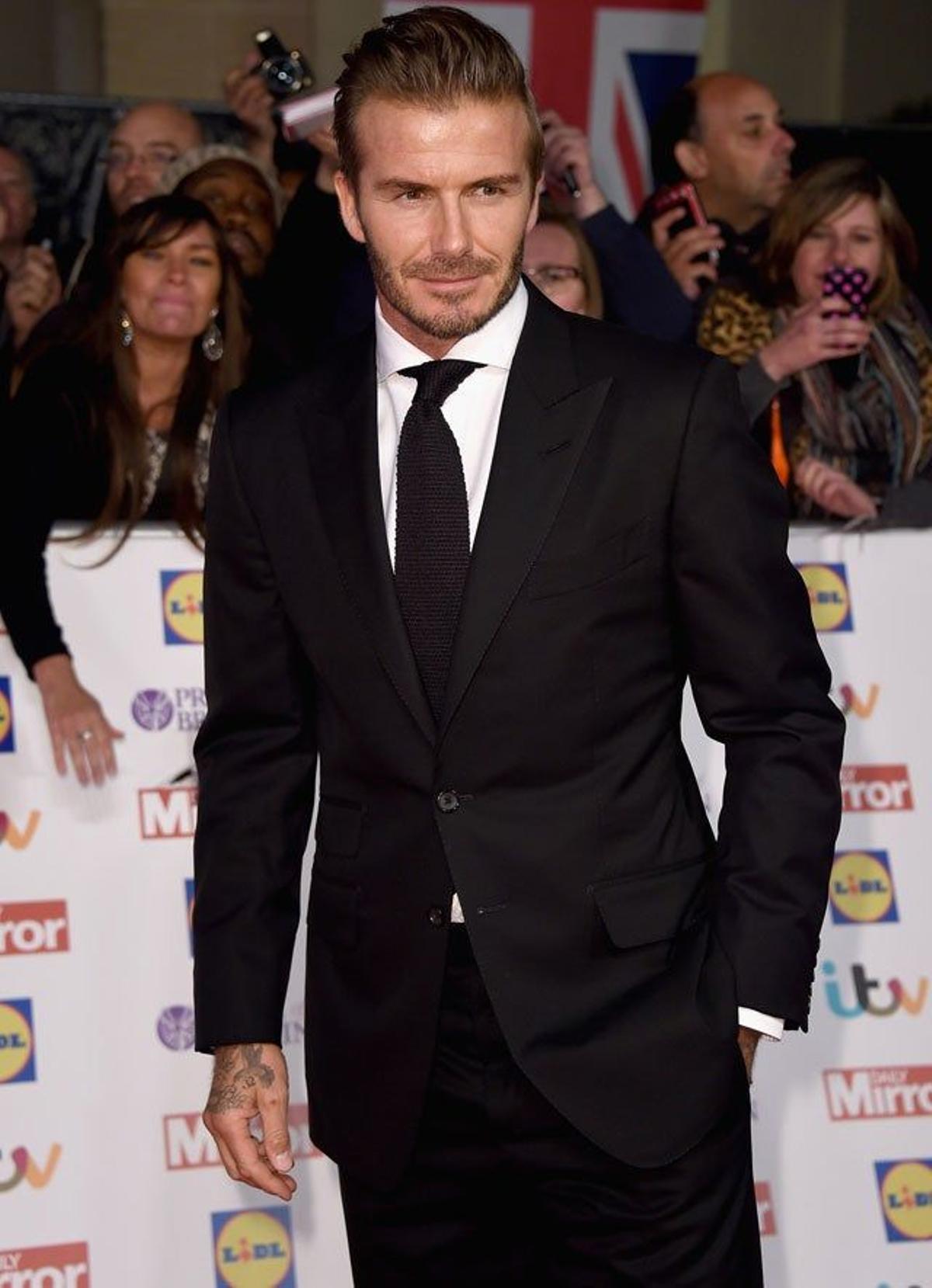David Beckham saca su lado más elegante para asistir a los premios Pride of Britain, celebrados en Londres