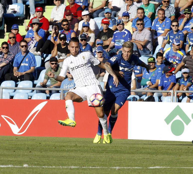 El partido entre el Getafe y el Real Oviedo, en imágenes