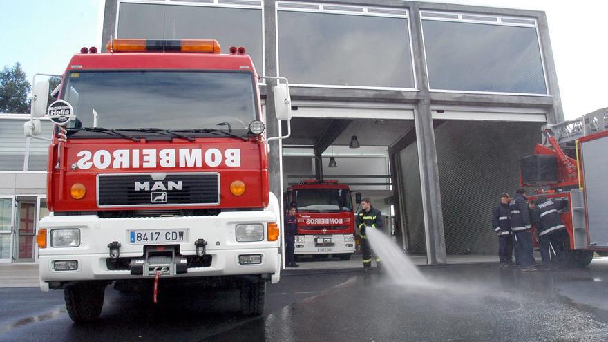 Arde de madrugada en Abegondo una caseta junto a un centro de acogida