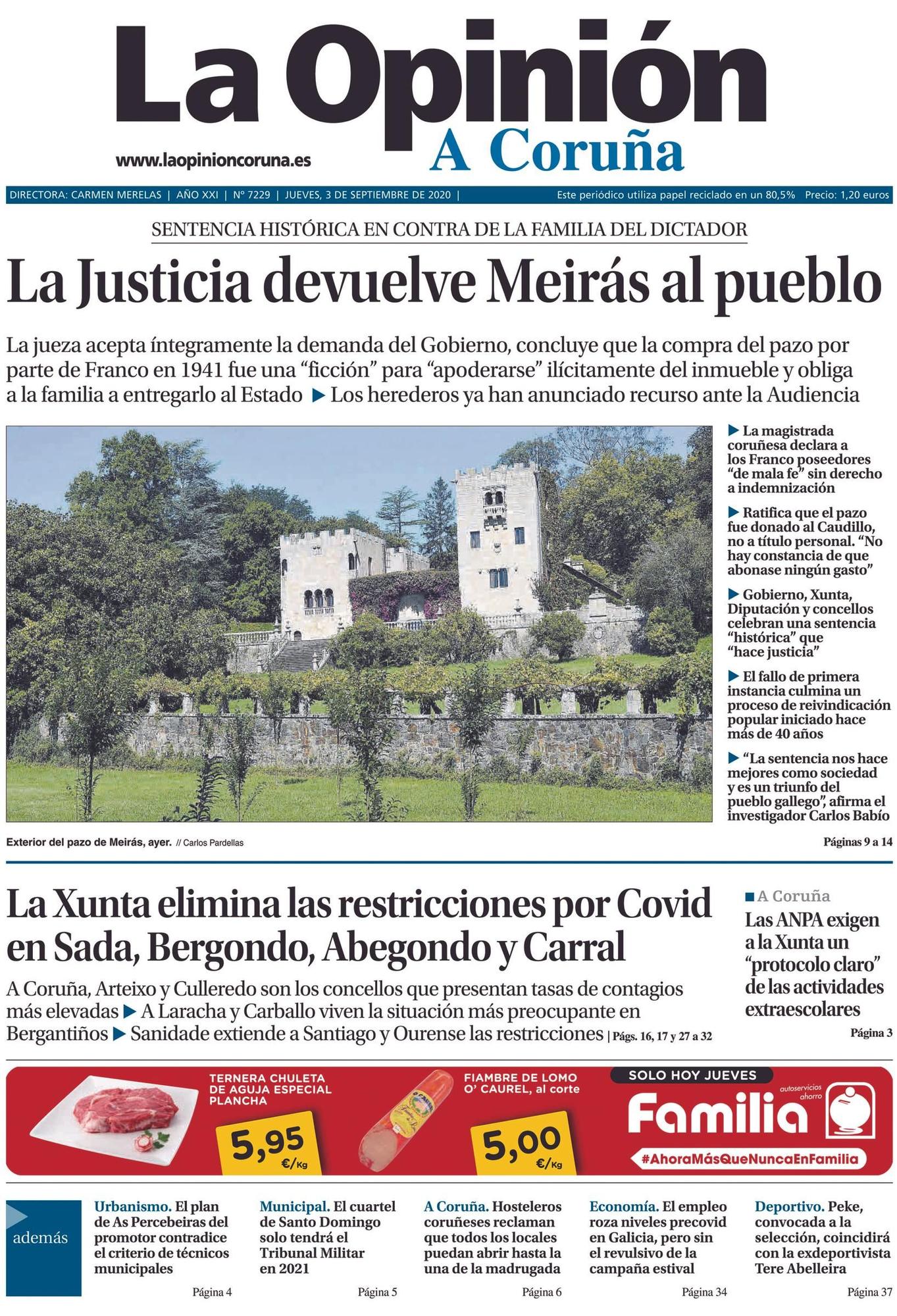 Las portadas destacadas de LA OPINIÓN en sus 25 años que puedes encontrar en la exposición de La Marina