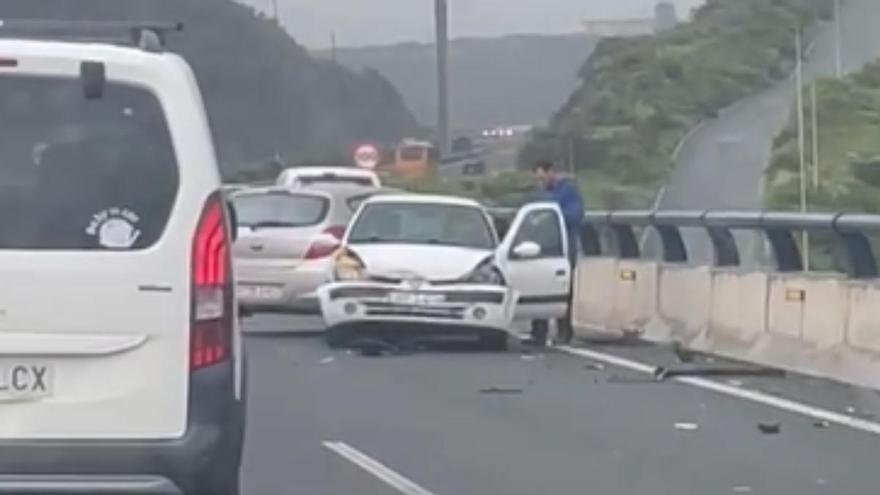 Accidente en la salida de Arucas hacia la GC-2