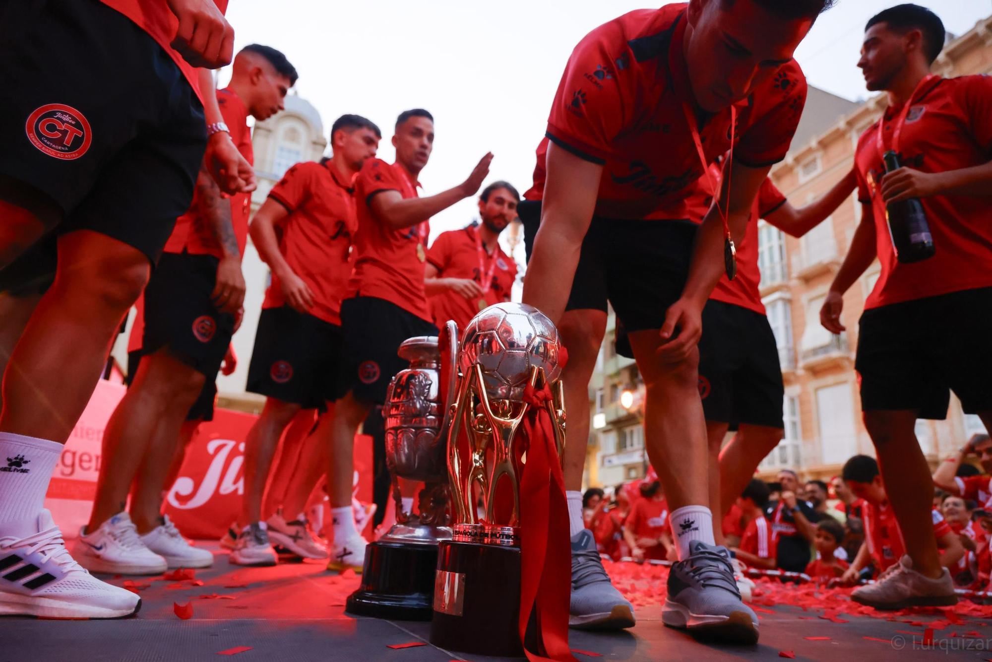 Las imágenes de la celebración del Jimbee Cartagena, campeón de liga