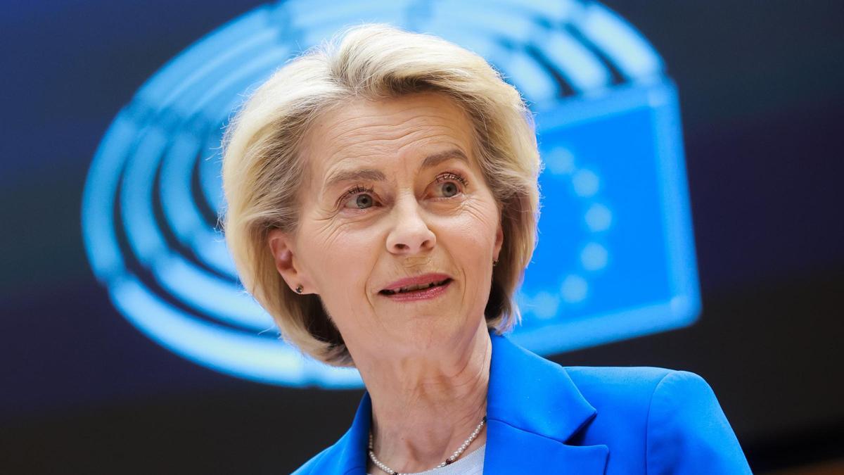 La presidenta de la Comisión Europea, Ursula von der Leyen.