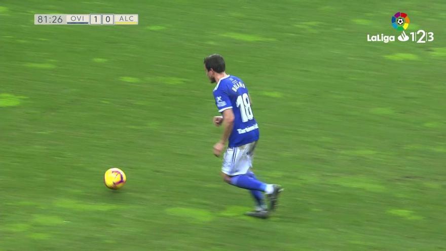 Este es el gol que le dio la victoria al Oviedo ante el Alcorcón