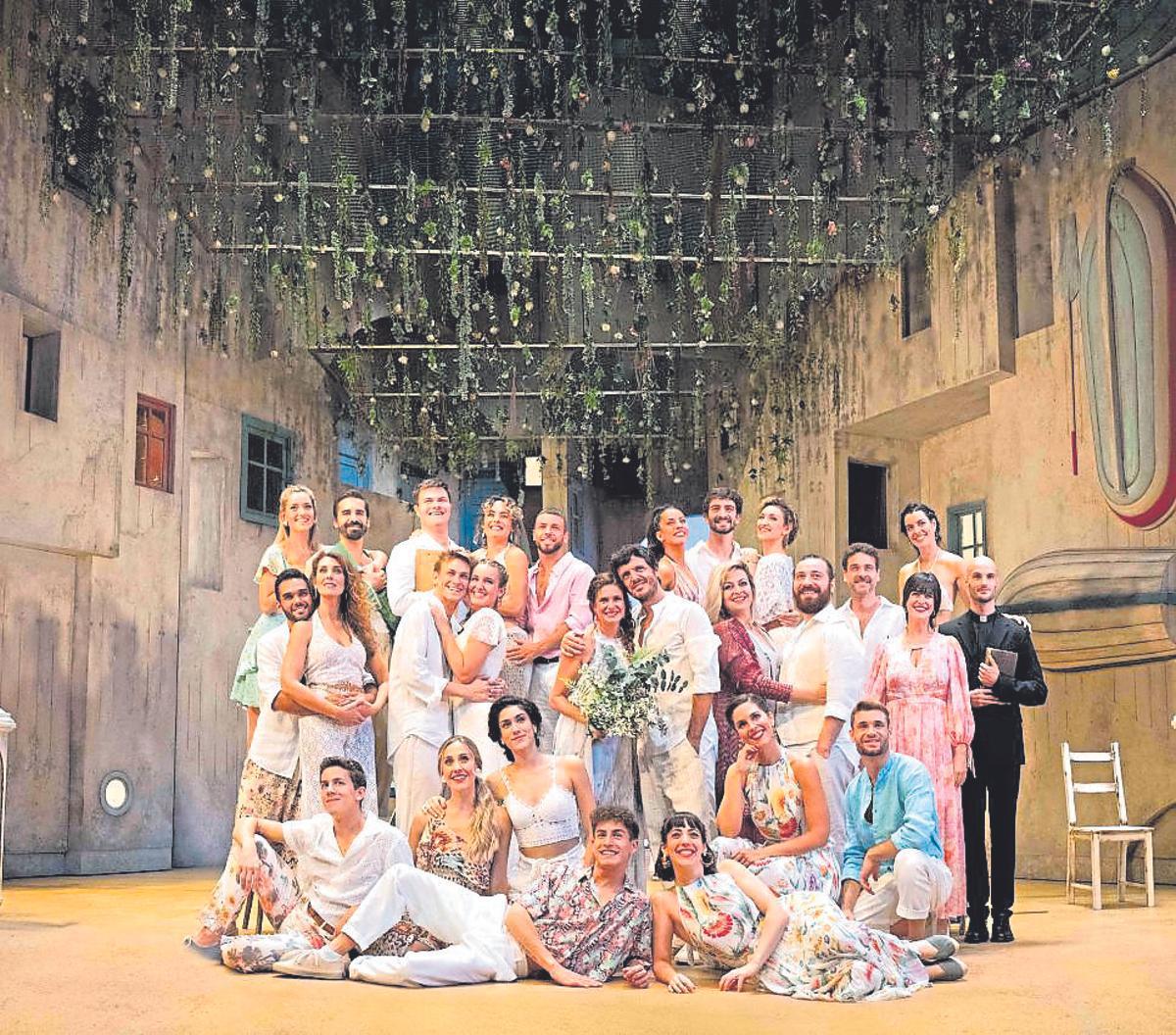 Momento del musical "Mamma Mia!"