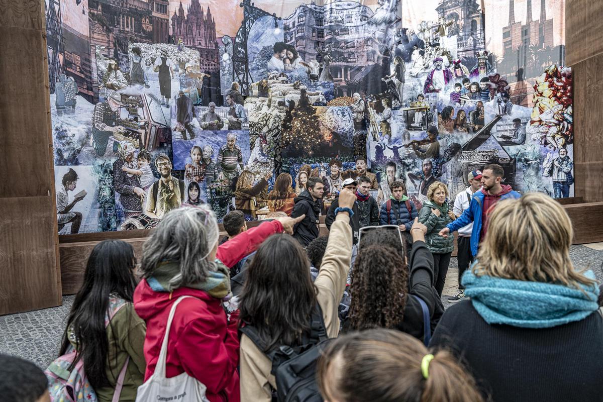 El pessebre de Barcelona obre al públic