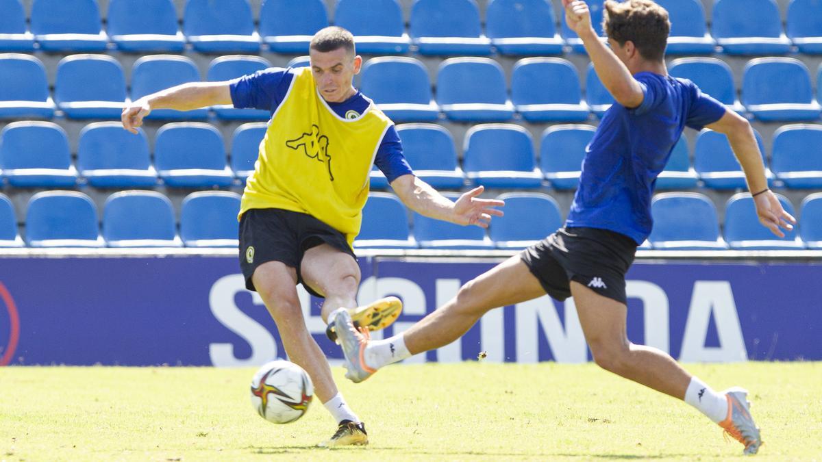 Jack Harpe durante el entrenamiento