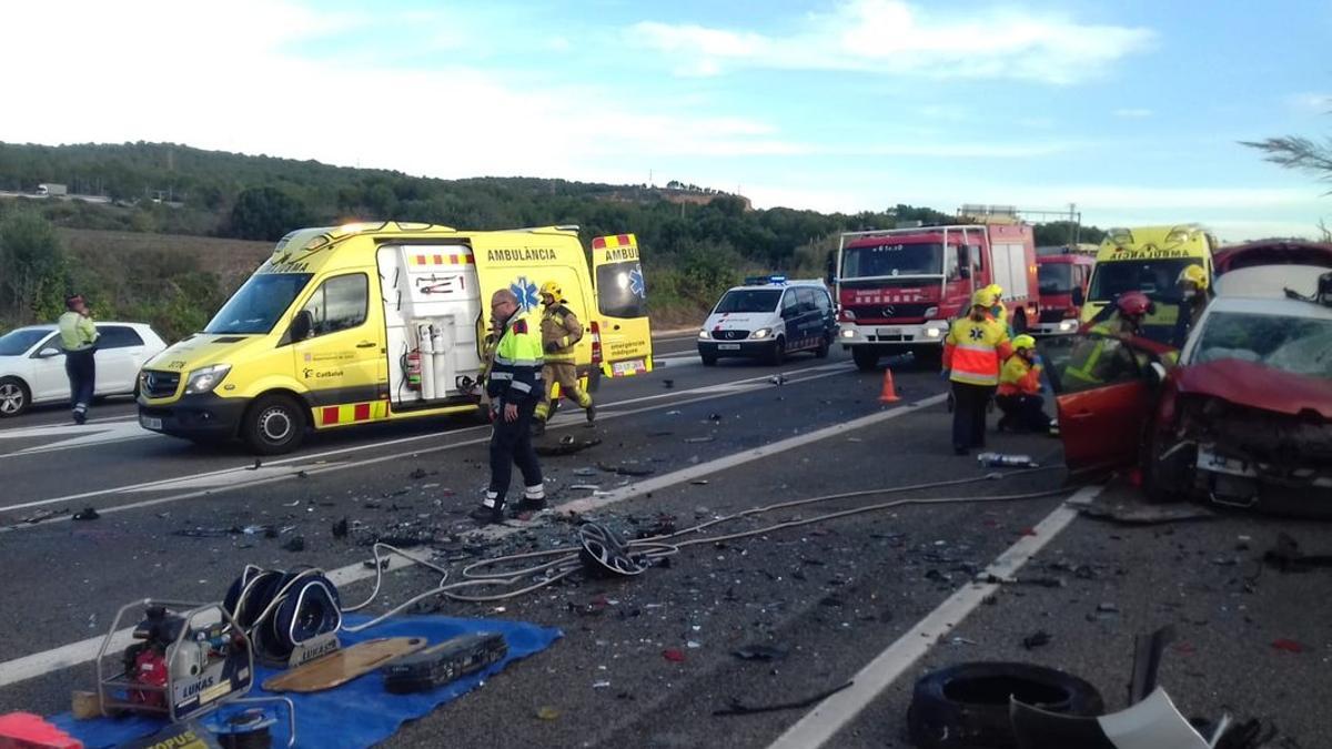 Accidente mortal en la N-340