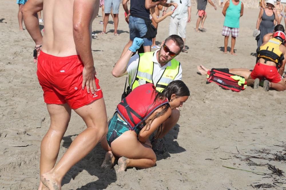 Simulacro de rescate en Cabo de Palos