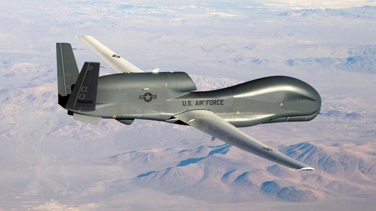 El dron estadounidense RQ-4 Global Hawk.