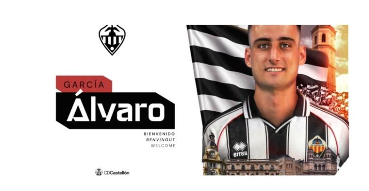 Álvaro García, nuevo jugador del CD Castellón.