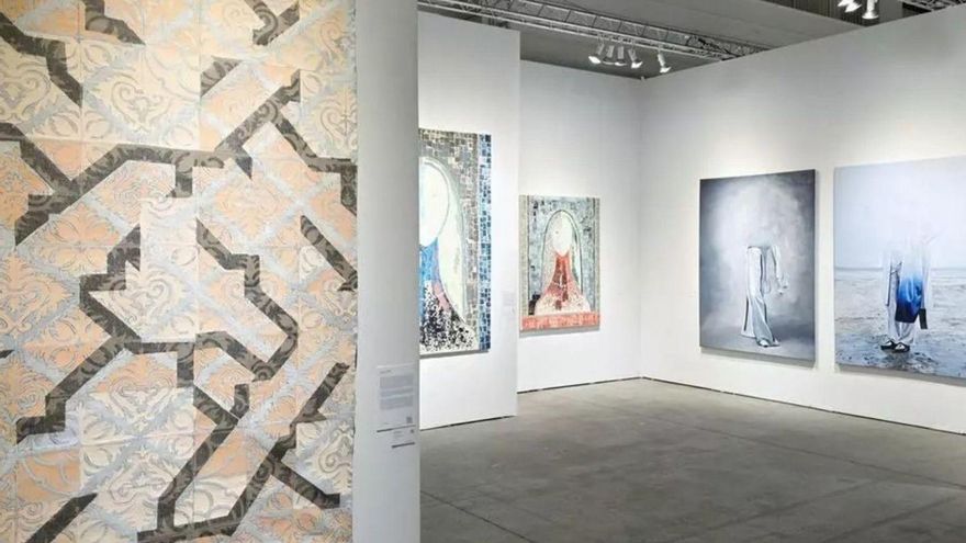 El ‘stand’ de la lagunera Galería Artizar en la última edición de Expo Chicago, en Estados Unidos.