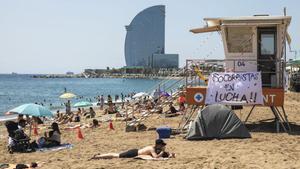 Preocupació per la vaga de socorristes a la platja: «Ens estan posant en risc»