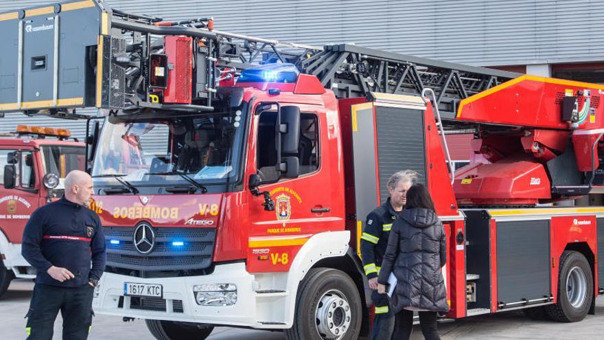 Un coche de Bomberos del SPEIS