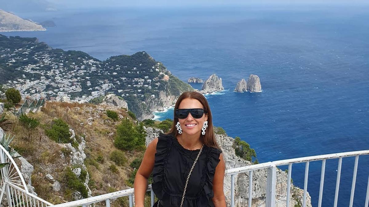 Paula Echevarría en Capri. Instagram @pau_eche