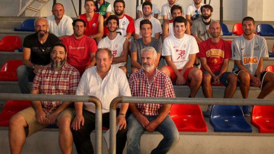 Imagen del primer entrenamiento de pretemporada del Mimela EDM Estradense. // Bernabé/Noelia Porta