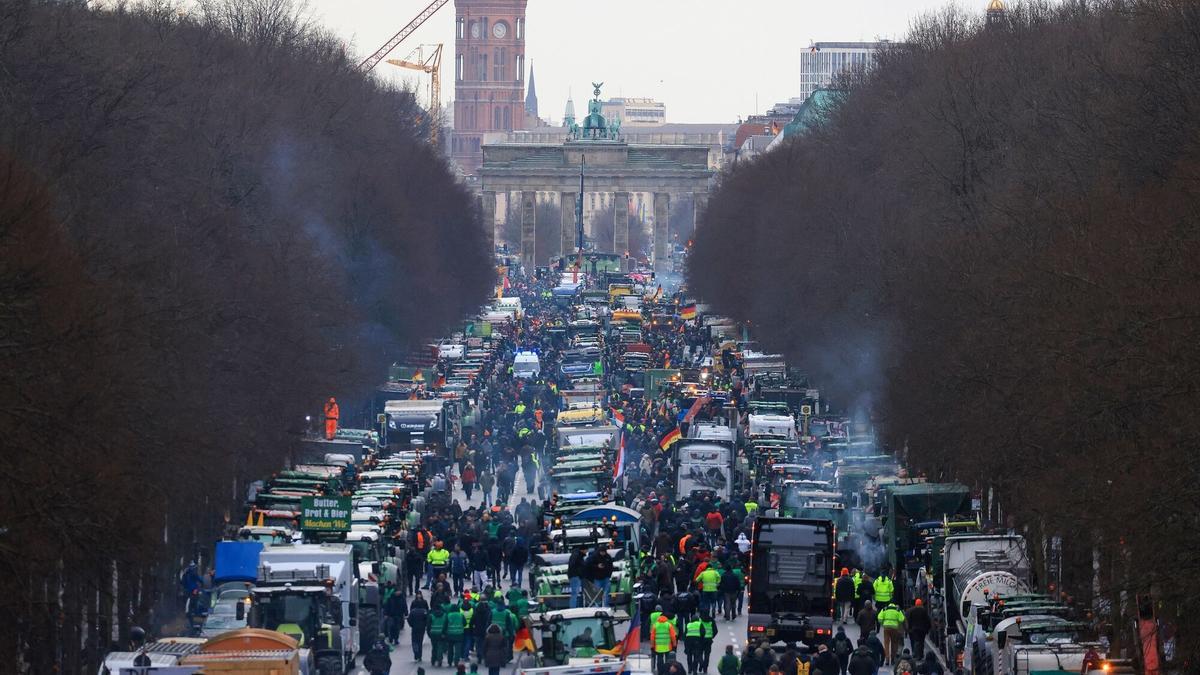 Manifestación de agricultores en Berlín │ VÍDEO