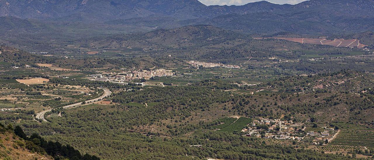 Vista de varias localidades de La Baronia.  | DANIEL TORTAJADA