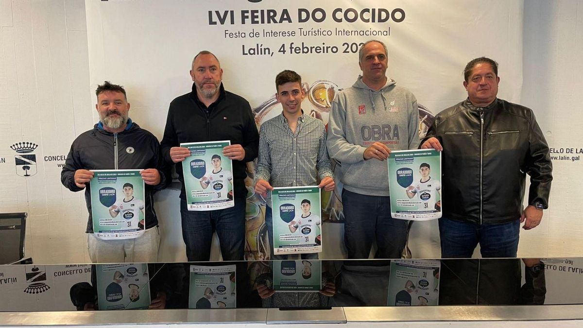 Un instante de la presentación del Campus Obradoiro Lalín, ayer, en el Concello de Lalín.