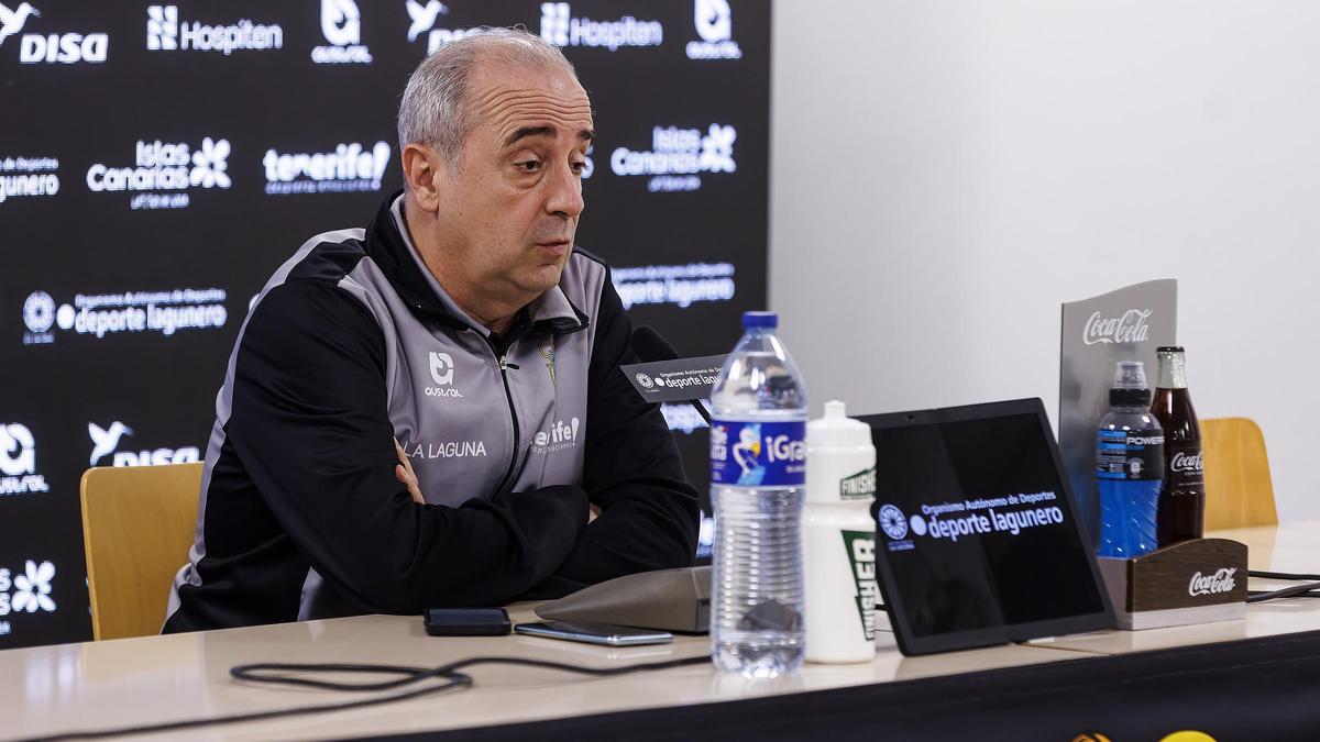 Vidorreta, en sala de prensa.