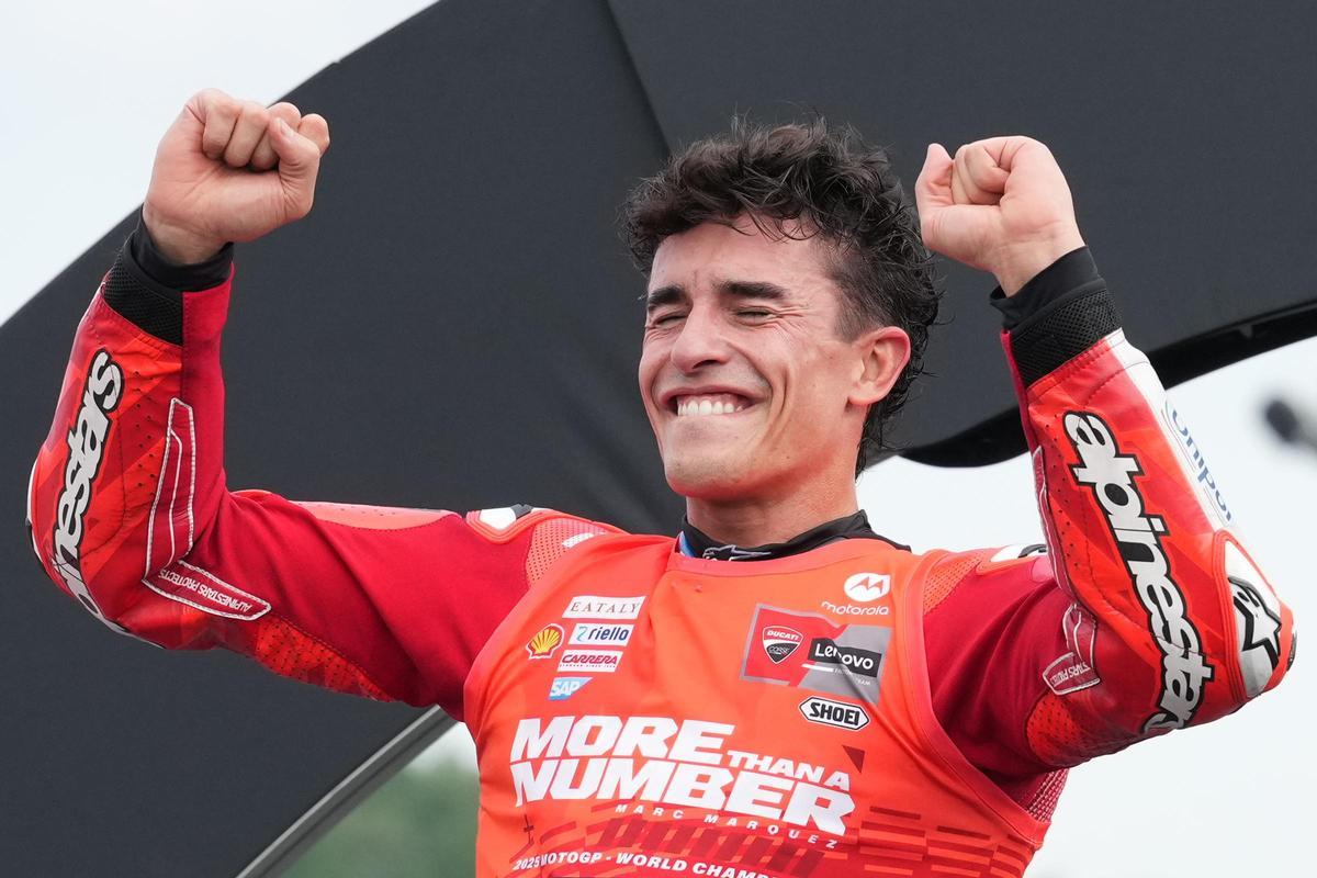 Marc Márquez, la celebración de un campeón