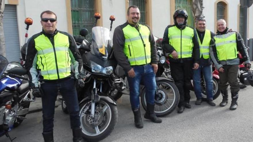 Los Moteros de Sax con el ciclismo