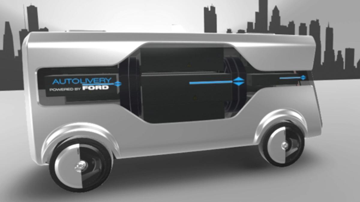 Imagen del prototipo 'Autolivery' con el que Ford apuesta por el futuro.