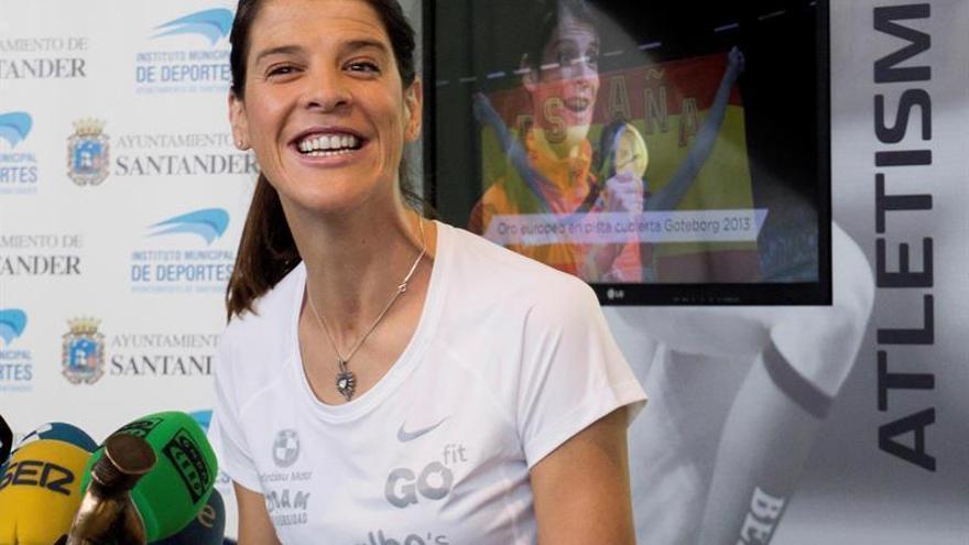 La atleta Ruth Beitia, candidata del PP en Cantabria