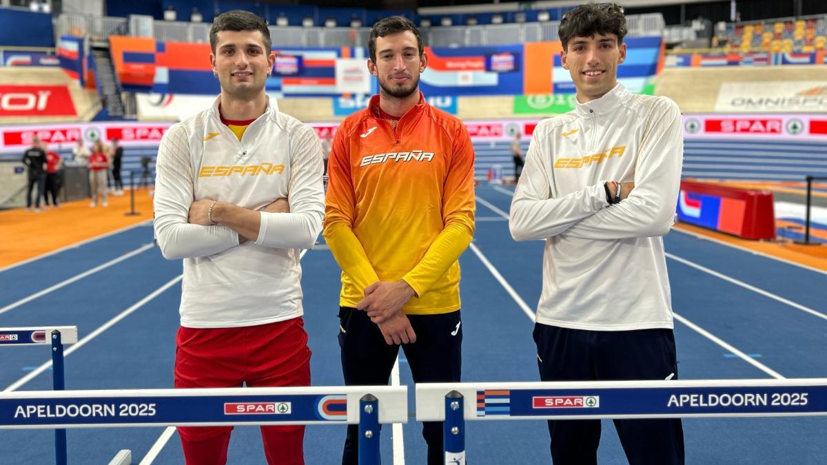 Asier Martínez, Llopis y Abel Jordán, en Apeldoorn