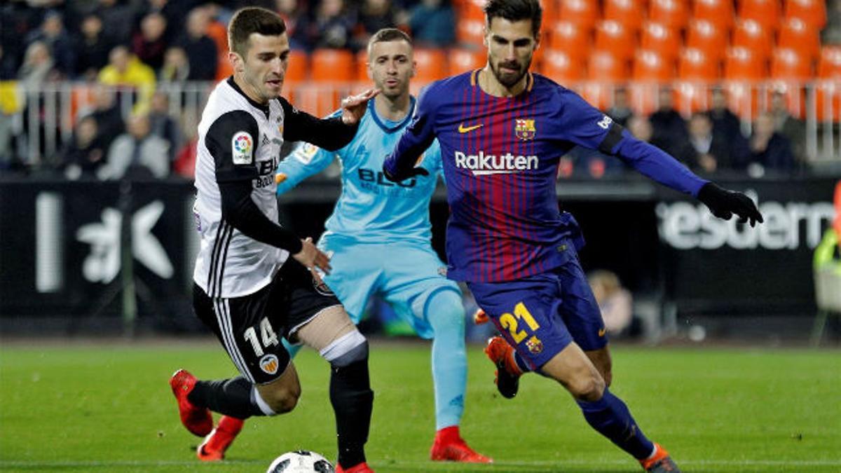 LACOPA | Valencia - FC Barcelona (0-2): André Gomes protagonizó un grave error en la salida de balón