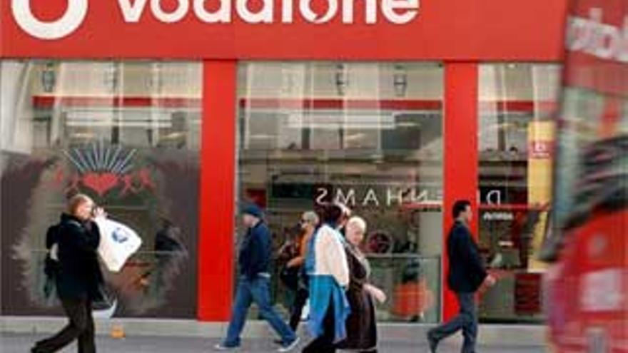 Vodafone reduce su beneficio