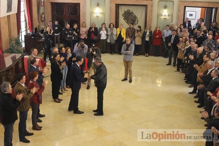 Homenaje a los policías locales jubilados en Murcia